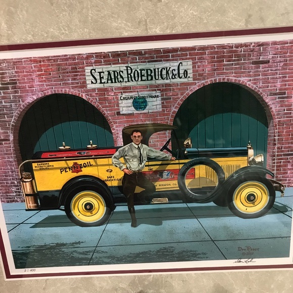 RARE Vintage Don Reber Signed, Limited, Giclee ,Matted , Sealed 17x14” # 5/400 - Picture 3 of 8